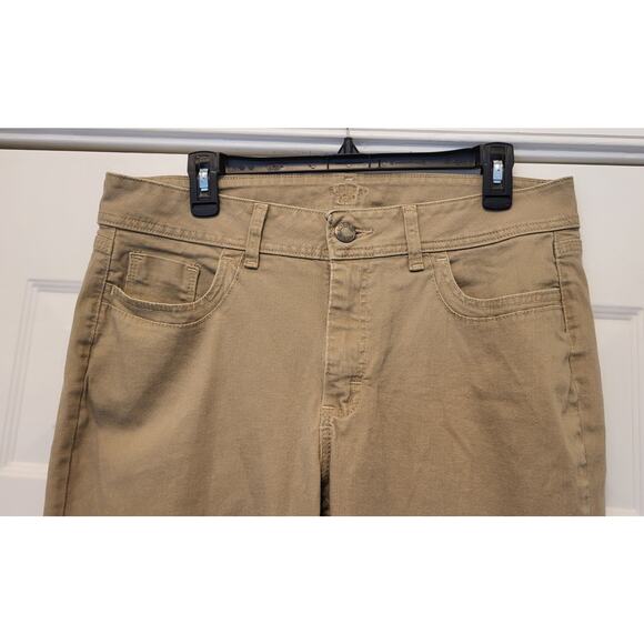 Riders By Lee Womens Jeans Beige Size 14M Relaxed Straight Fit Cotton Blend - Picture 4 of 13